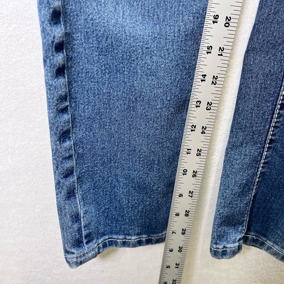VGS Vigoss Skinny Jeans Womens 6 Blue Denim Stretch Wide Stitch Flap Pocket 2133 - Picture 7 of 12